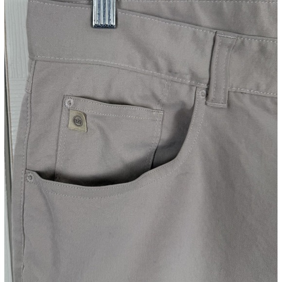 Peter Millar EB66 Performance Five Pocket Pants Mens Golf Chino Beige 34x32 - Picture 4 of 12